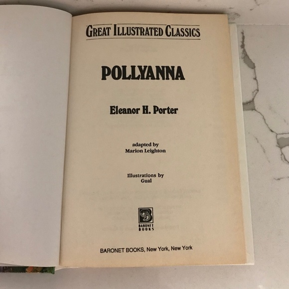 Pollyanna Great Illustrated Classics Book 1995 Hard Cover Vintage Mint - Picture 6 of 6